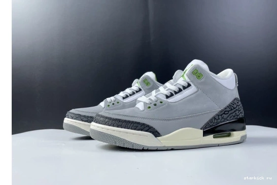 Chlorophyll Jordan Retro 3 136064-006 136064-006 Air 0429